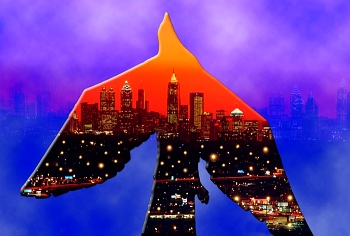 Atlanta - The Phoenix Rising from the Ashes - click to enlarge