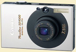 Canon PowerShot SD1000 Digital Camera